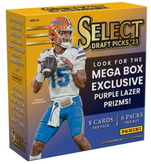 2023 Panini Select Collegiate Draft Picks Football Mega Box