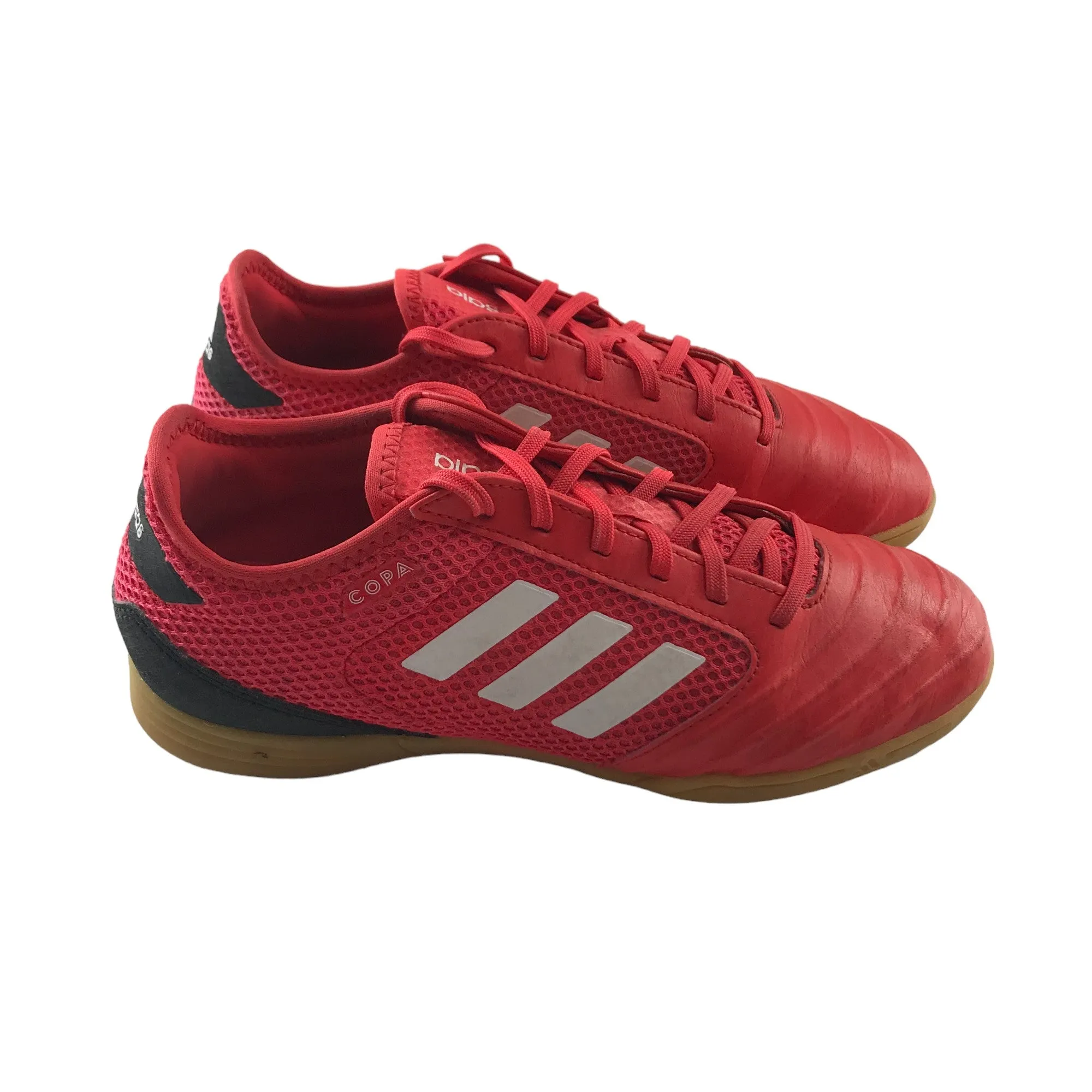 Adidas Copa Football Boots Shoe Size 5 Red Indoors Mesh Design