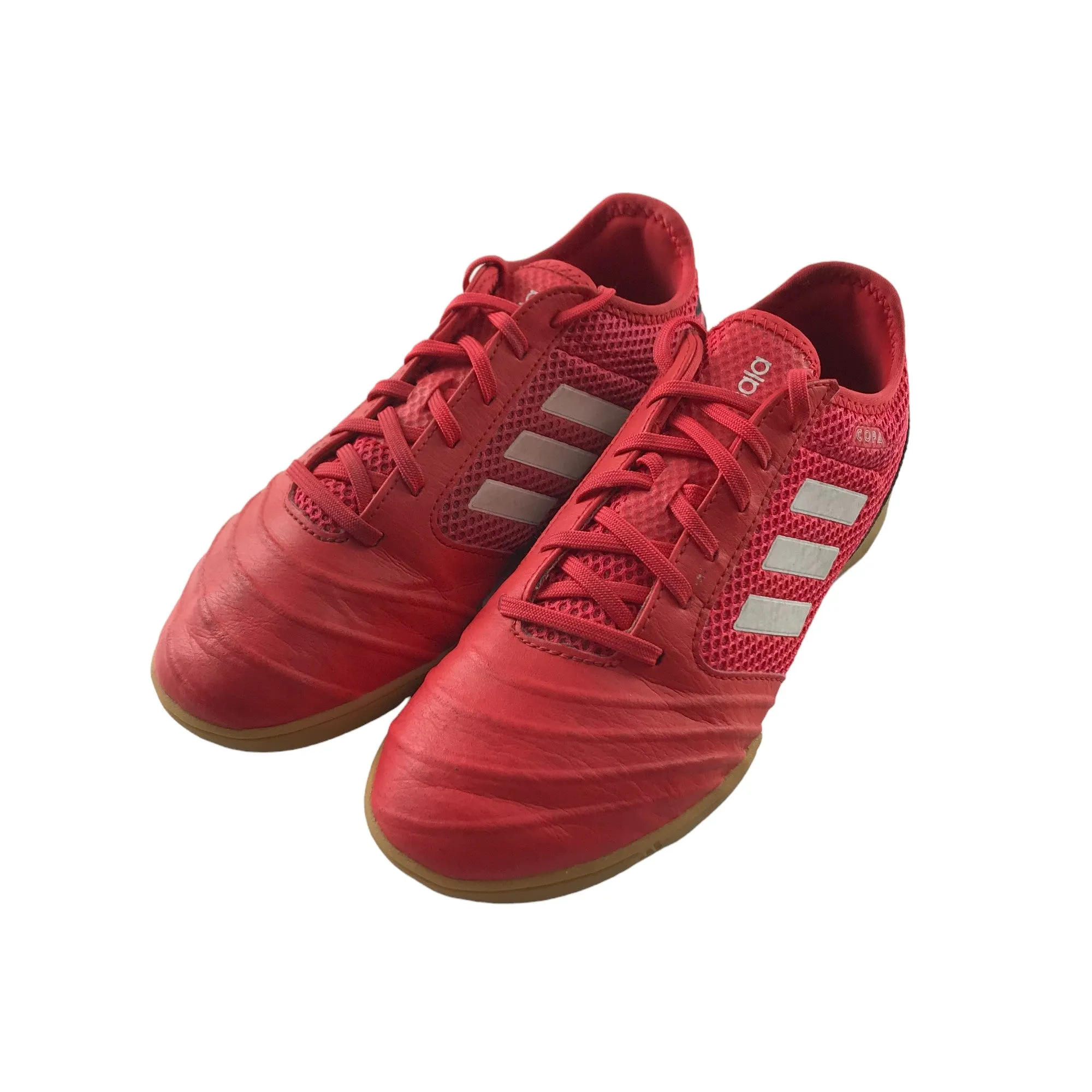 Adidas Copa Football Boots Shoe Size 5 Red Indoors Mesh Design