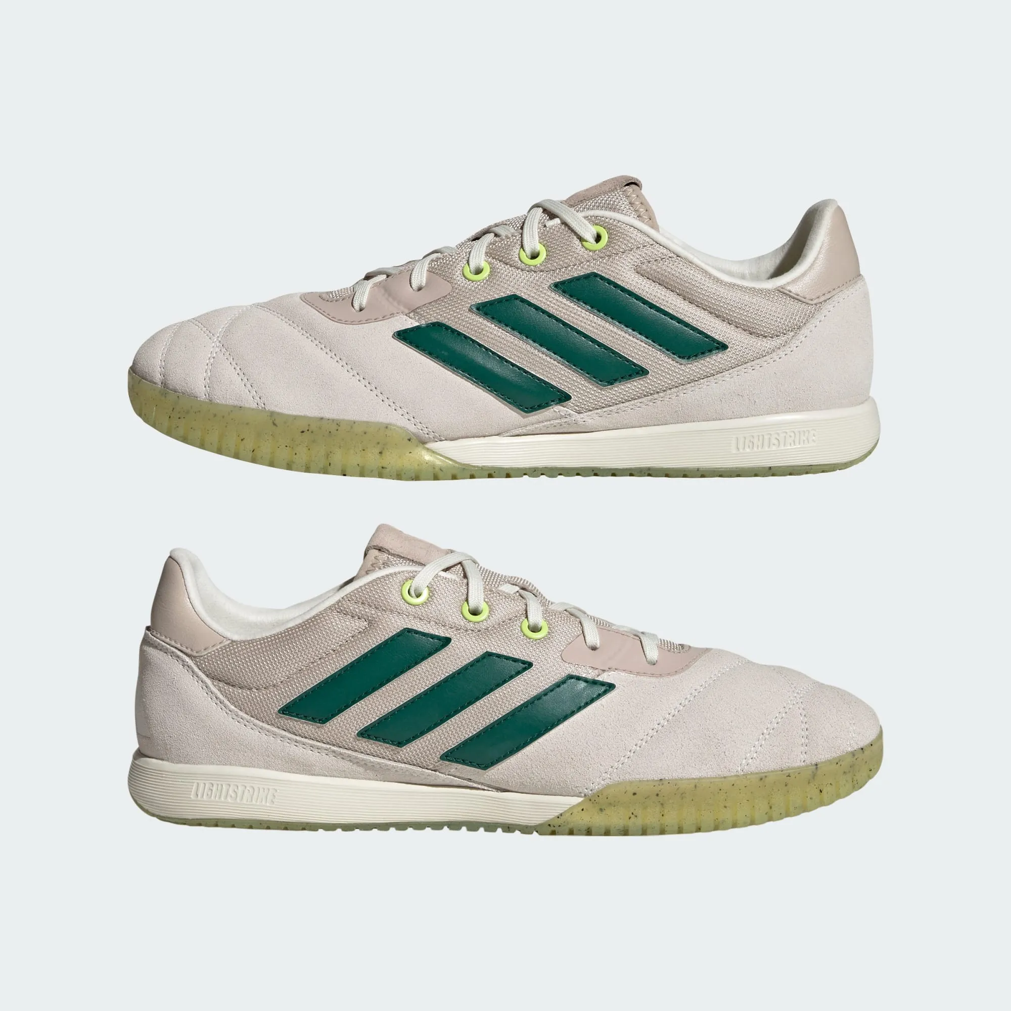 adidas COPA GLORO Indoor Soccer Shoes | Off White-Collegiate Green | Men's