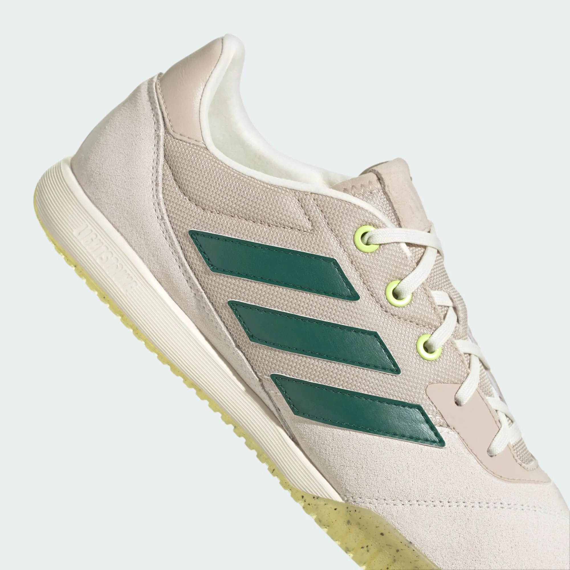adidas COPA GLORO Indoor Soccer Shoes | Off White-Collegiate Green | Men's