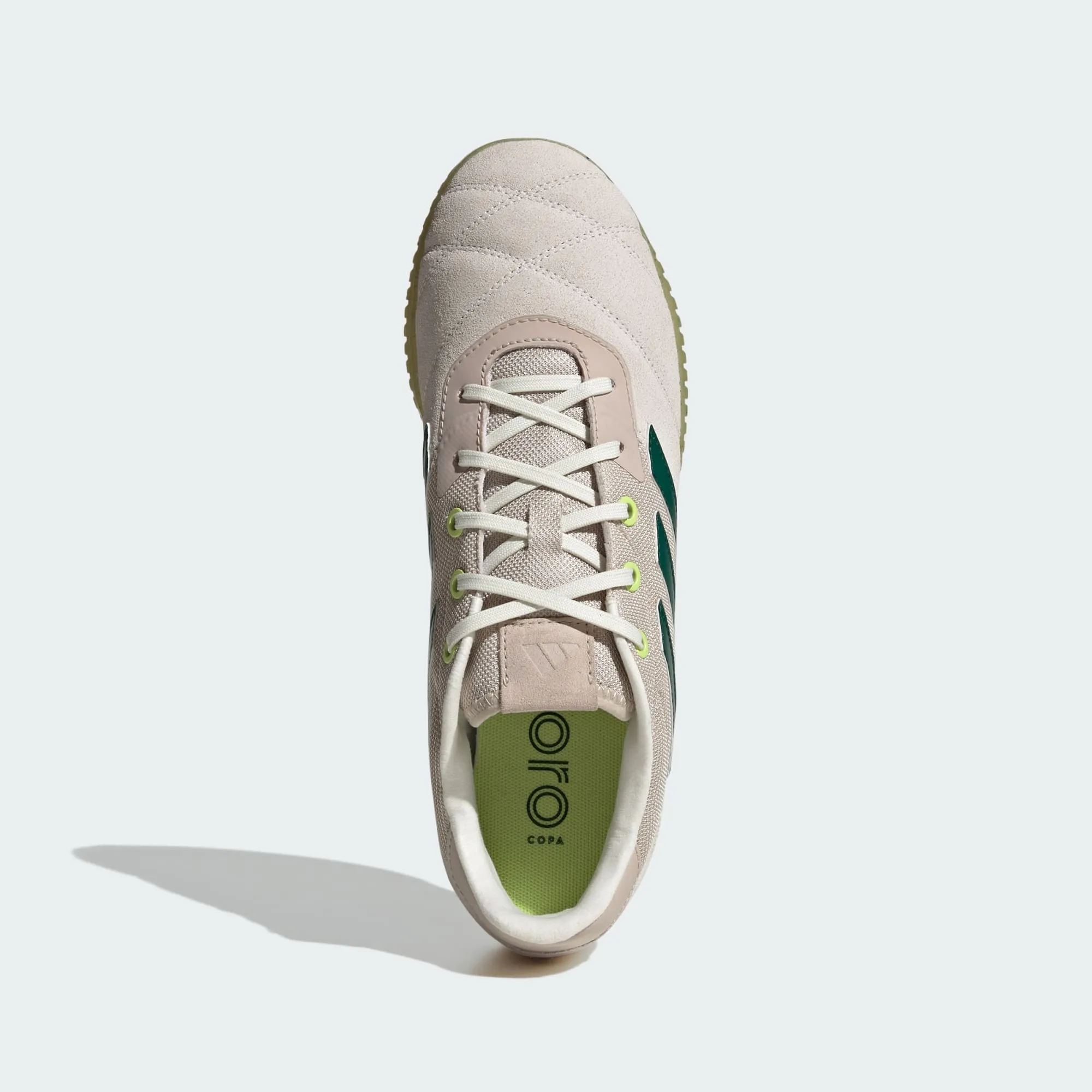 adidas COPA GLORO Indoor Soccer Shoes | Off White-Collegiate Green | Men's
