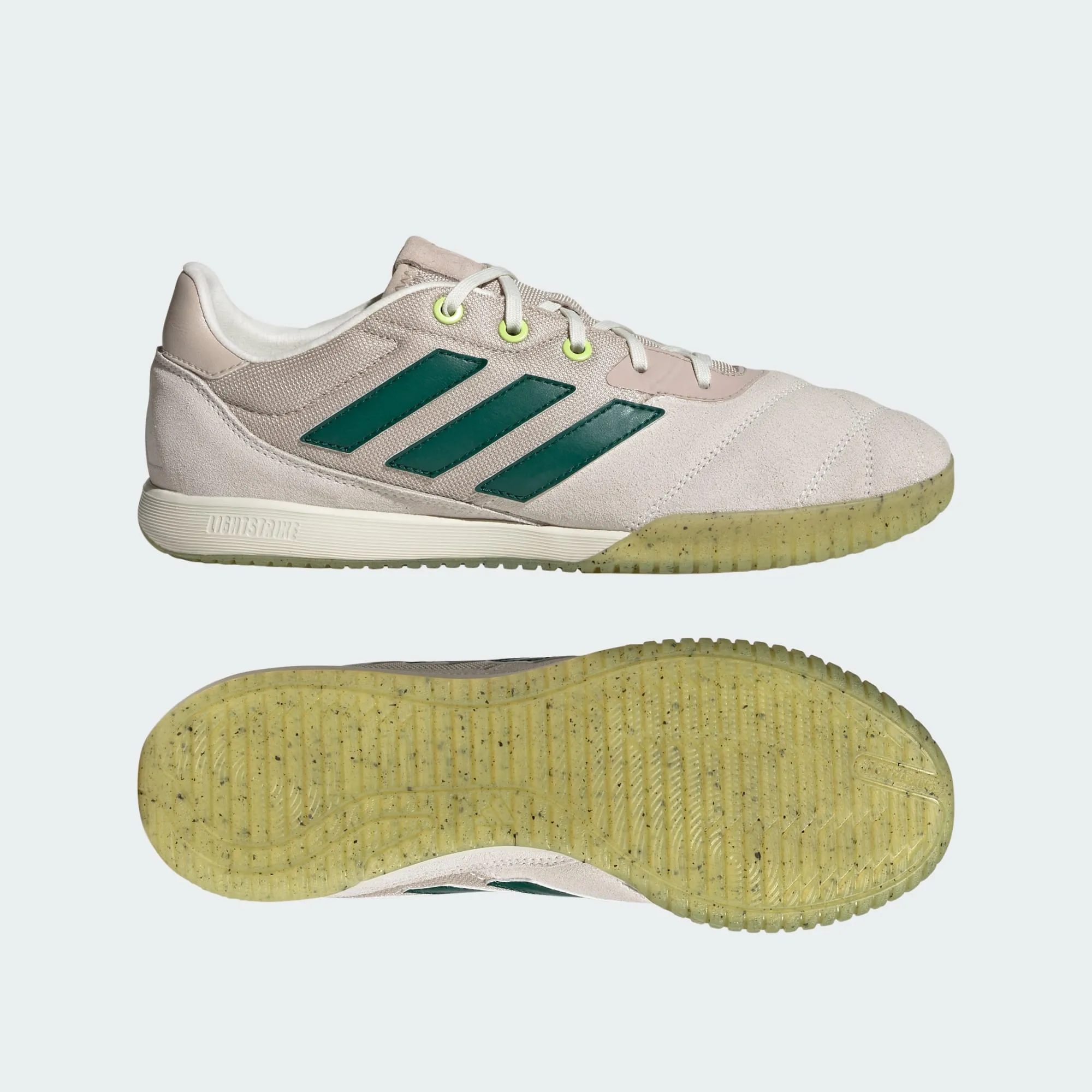 adidas COPA GLORO Indoor Soccer Shoes | Off White-Collegiate Green | Men's