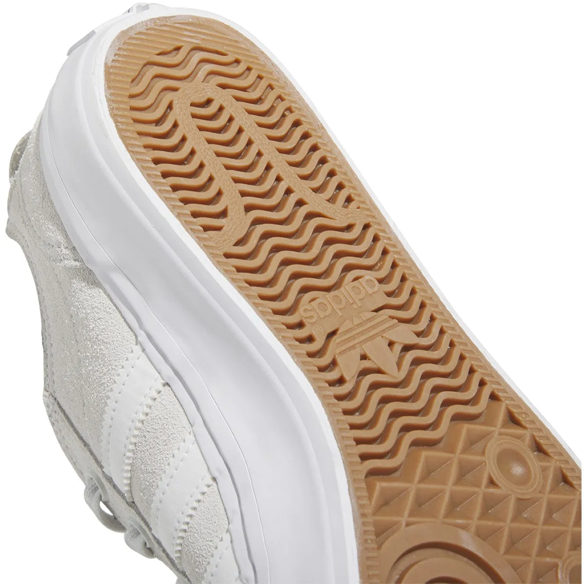 Adidas Nizza Low ADV Skateboard Shoe - Crystal White/White/White
