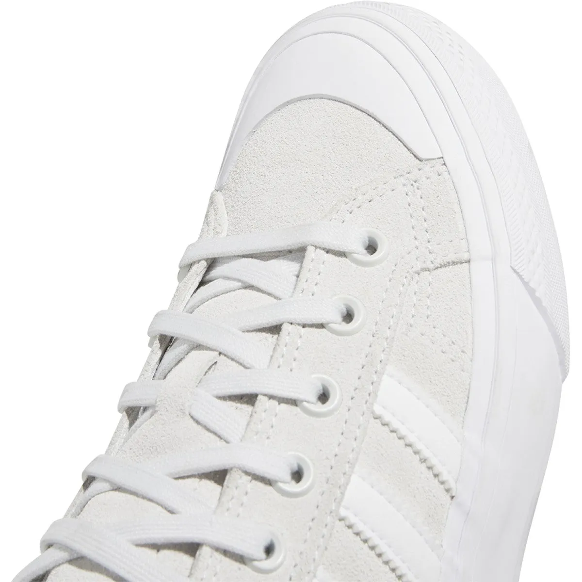 Adidas Nizza Low ADV Skateboard Shoe - Crystal White/White/White