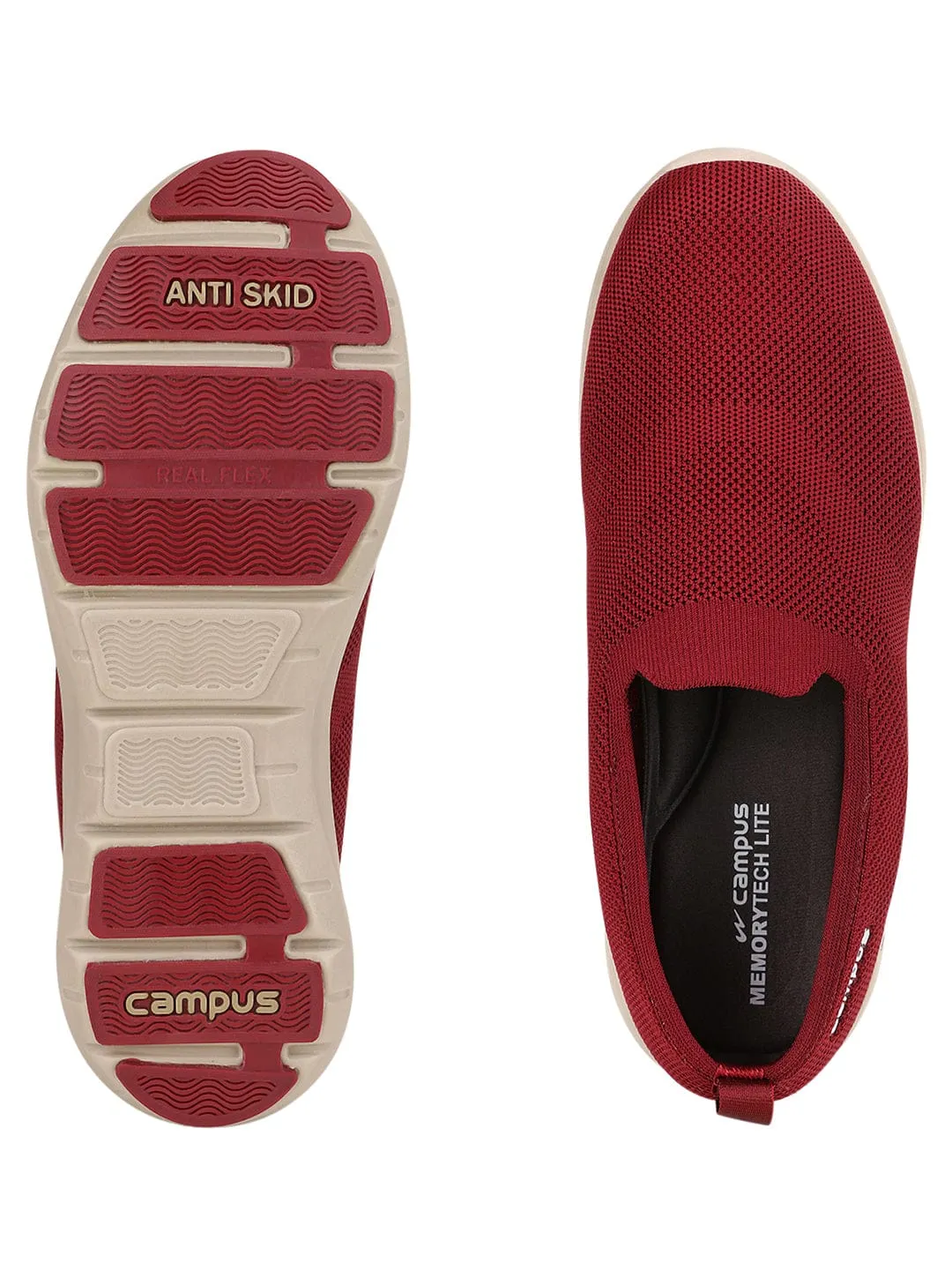 ALLEN Red Men's Walking Shoes