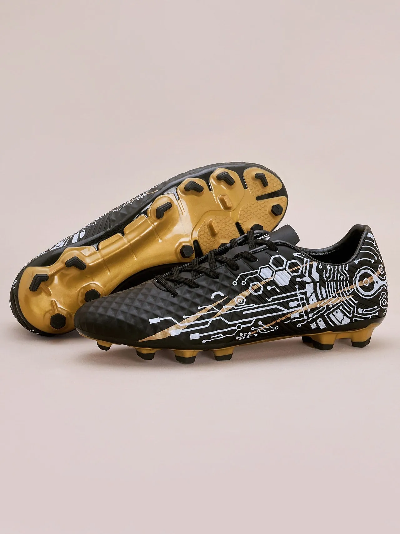 Avant Men's HustleX Football Shoes - Black