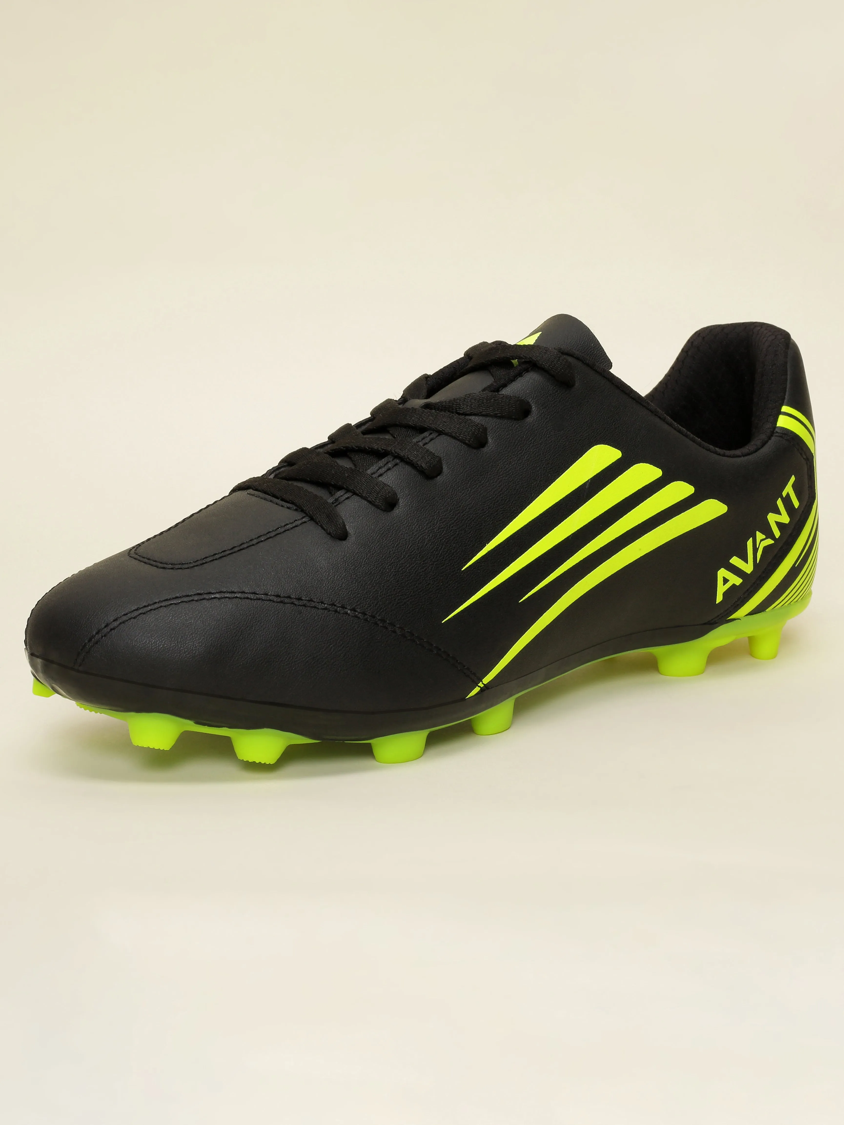 Avant Men's Phantom Football Shoes - Black/Lime