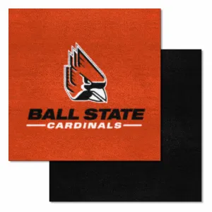 Ball State Cardinals Team Carpet Tiles - 45 Sq Ft.