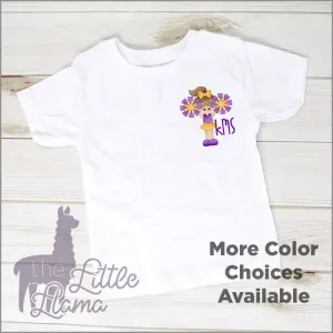 Cheerleader Standing Monogram | SMALL
