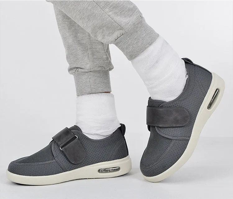Cilool Plus Size Wide Diabetic Shoes For Swollen Feet Width Shoes-NW037