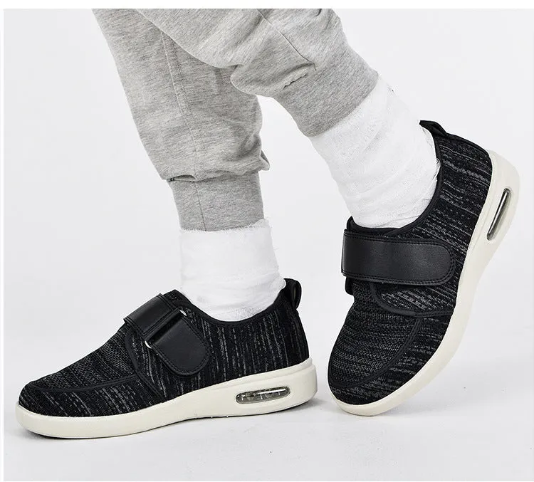 Cilool Plus Size Wide Diabetic Shoes For Swollen Feet Width Shoes-NW037
