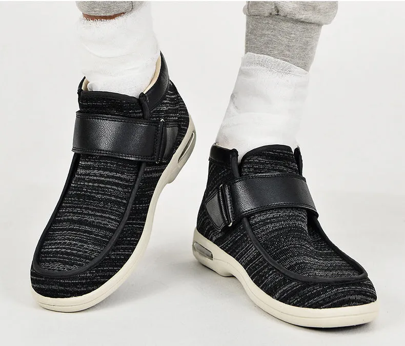 Cilool Plus Size Wide Diabetic Shoes For Swollen Feet Width Shoes-NW042
