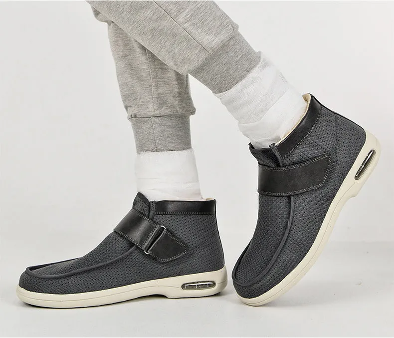 Cilool Plus Size Wide Diabetic Shoes For Swollen Feet Width Shoes-NW042
