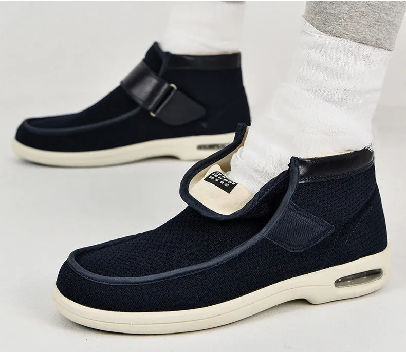 Cilool Plus Size Wide Diabetic Shoes For Swollen Feet Width Shoes-NW042