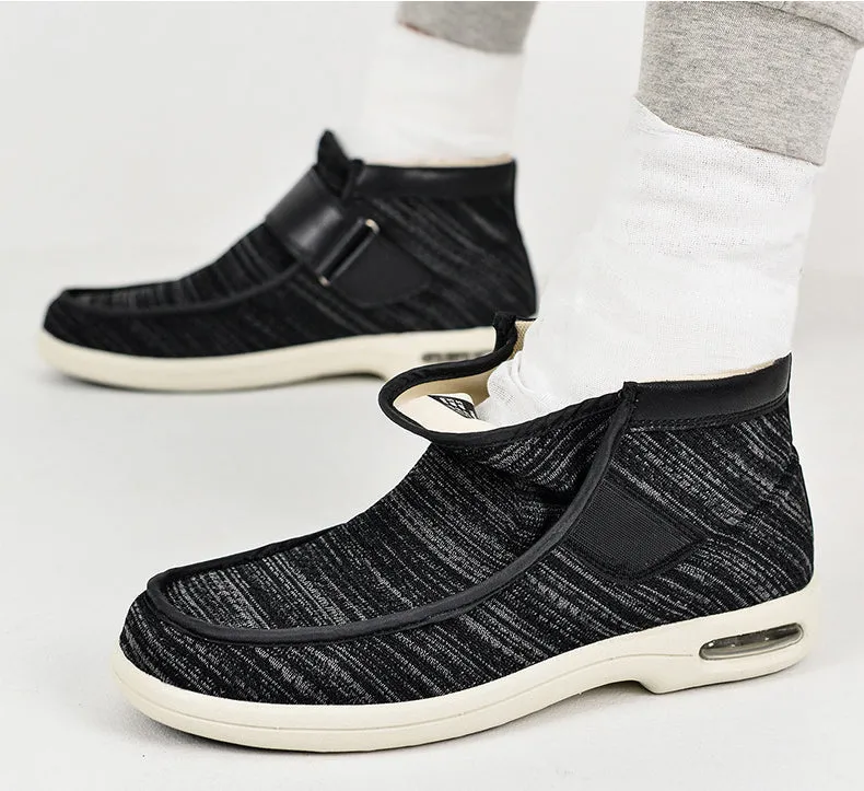Cilool Plus Size Wide Diabetic Shoes For Swollen Feet Width Shoes-NW042