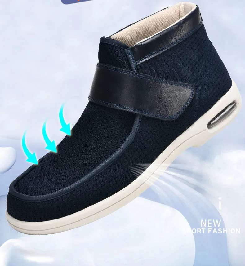 Cilool Plus Size Wide Diabetic Shoes For Swollen Feet Width Shoes-NW042