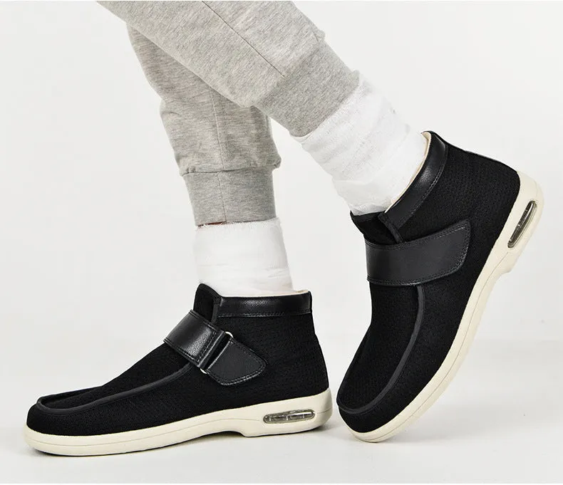 Cilool Plus Size Wide Diabetic Shoes For Swollen Feet Width Shoes-NW042
