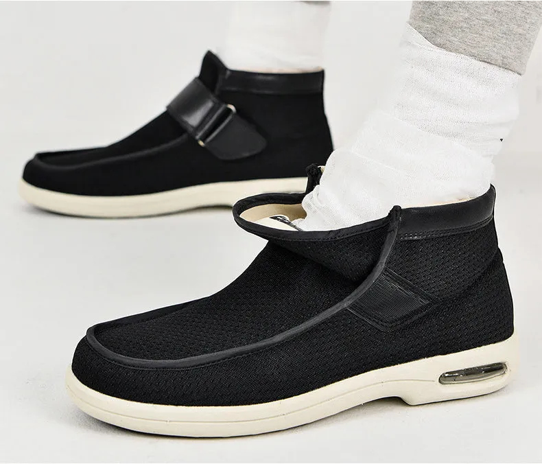 Cilool Plus Size Wide Diabetic Shoes For Swollen Feet Width Shoes-NW042
