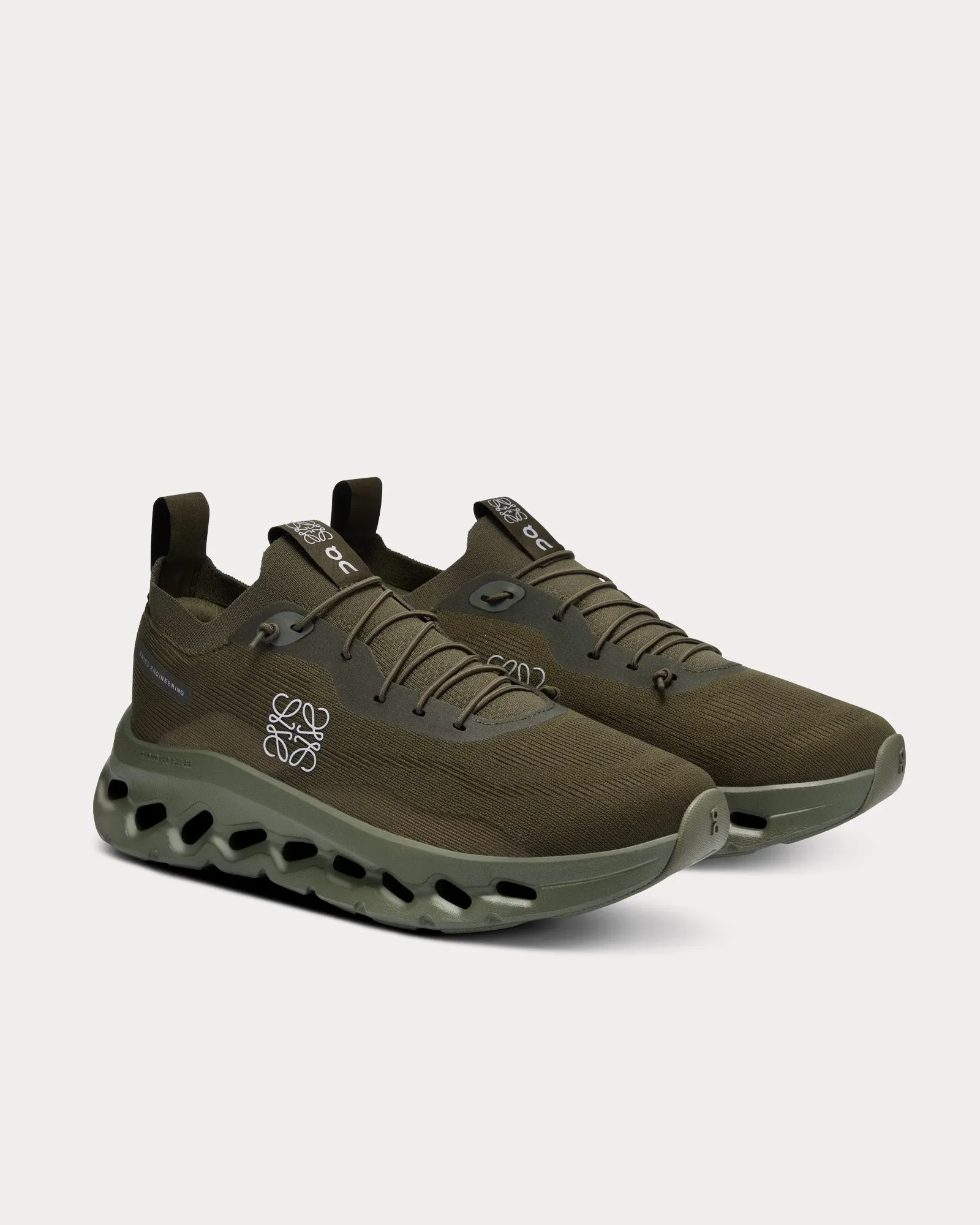 Cloudtilt Khaki Green Running Shoes