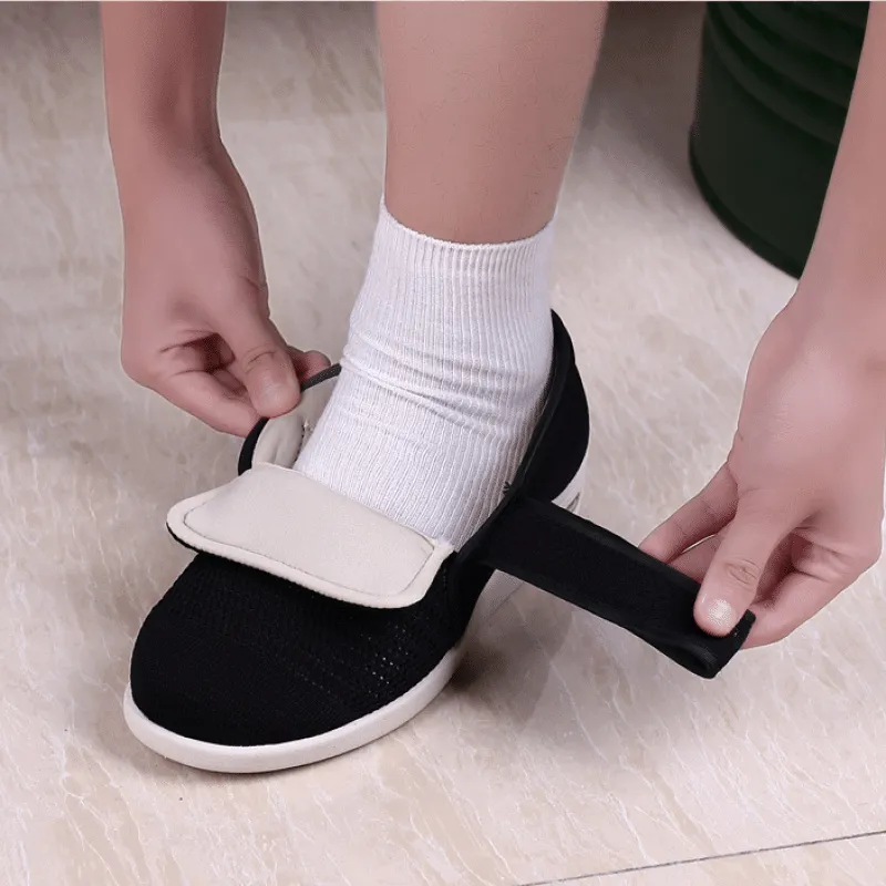 Comelyy Plus Size Wide Diabetic Shoes For Swollen Feet Width Shoes-NW007: Perfect Fit for Wide Feet