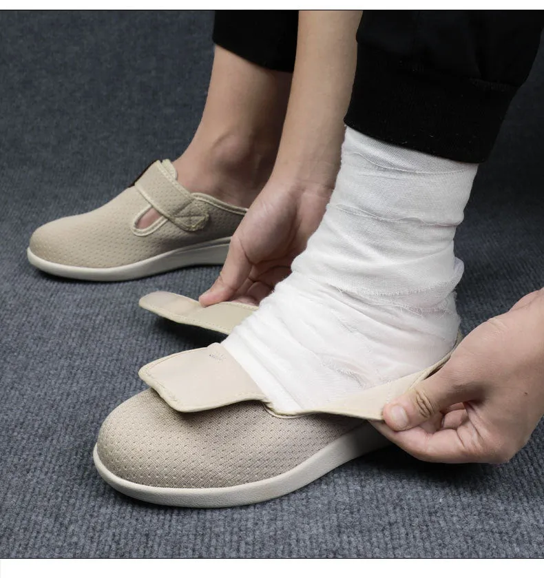 Comelyy Plus Size Wide Diabetic Shoes For Swollen Feet Width Shoes-NW021