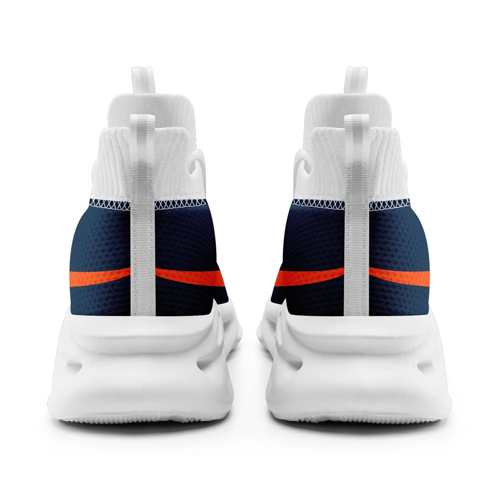 Custom Blue Denver Football Jersey and Sports Shoes Combo Offer Personalized Combo ZH-D025008-12