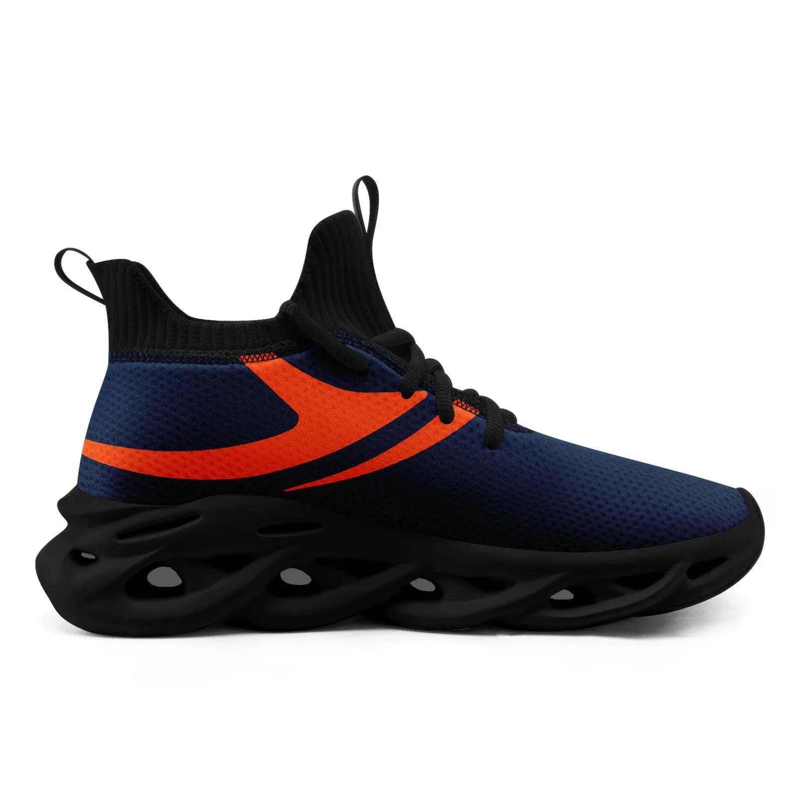 Custom Blue Denver Football Jersey and Sports Shoes Combo Offer Personalized Combo ZH-D025008-12