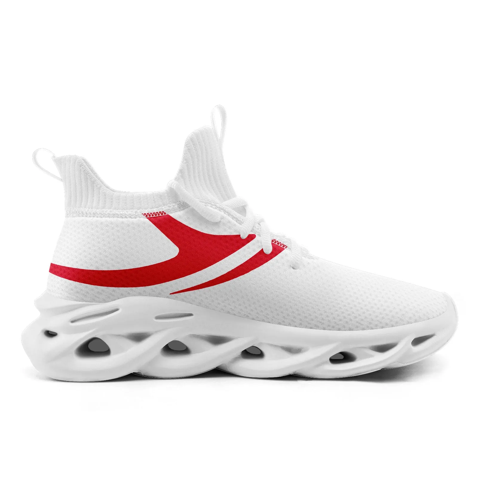 Custom White Red Kansas City Football Jersey and Sports Shoes Combo Offer Personalized Combo ZH-D025008-18