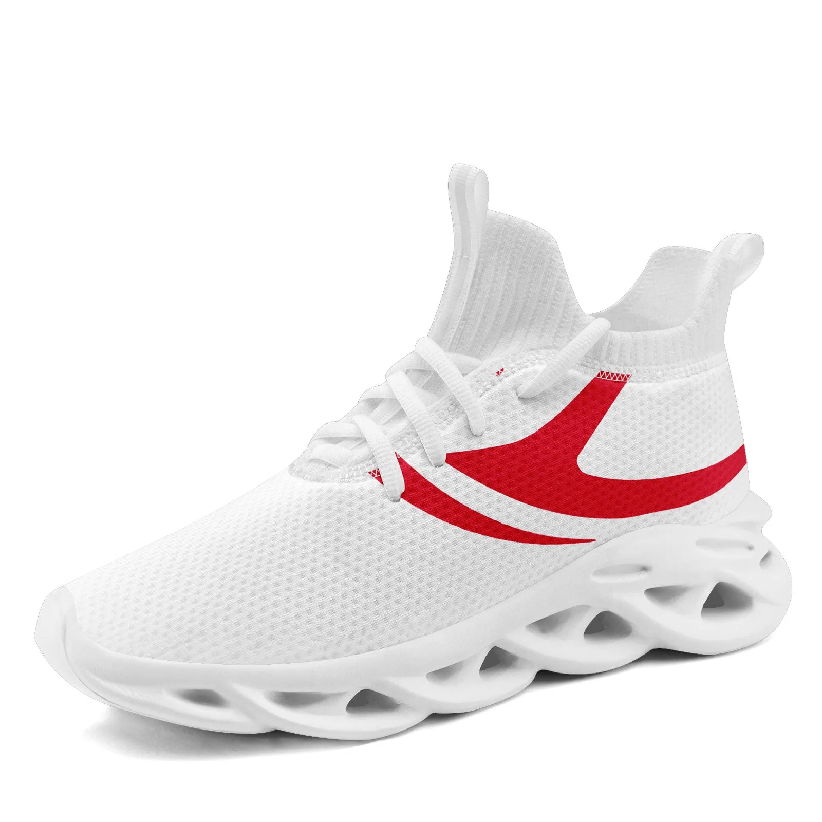 Custom White Red Kansas City Football Jersey and Sports Shoes Combo Offer Personalized Combo ZH-D025008-18