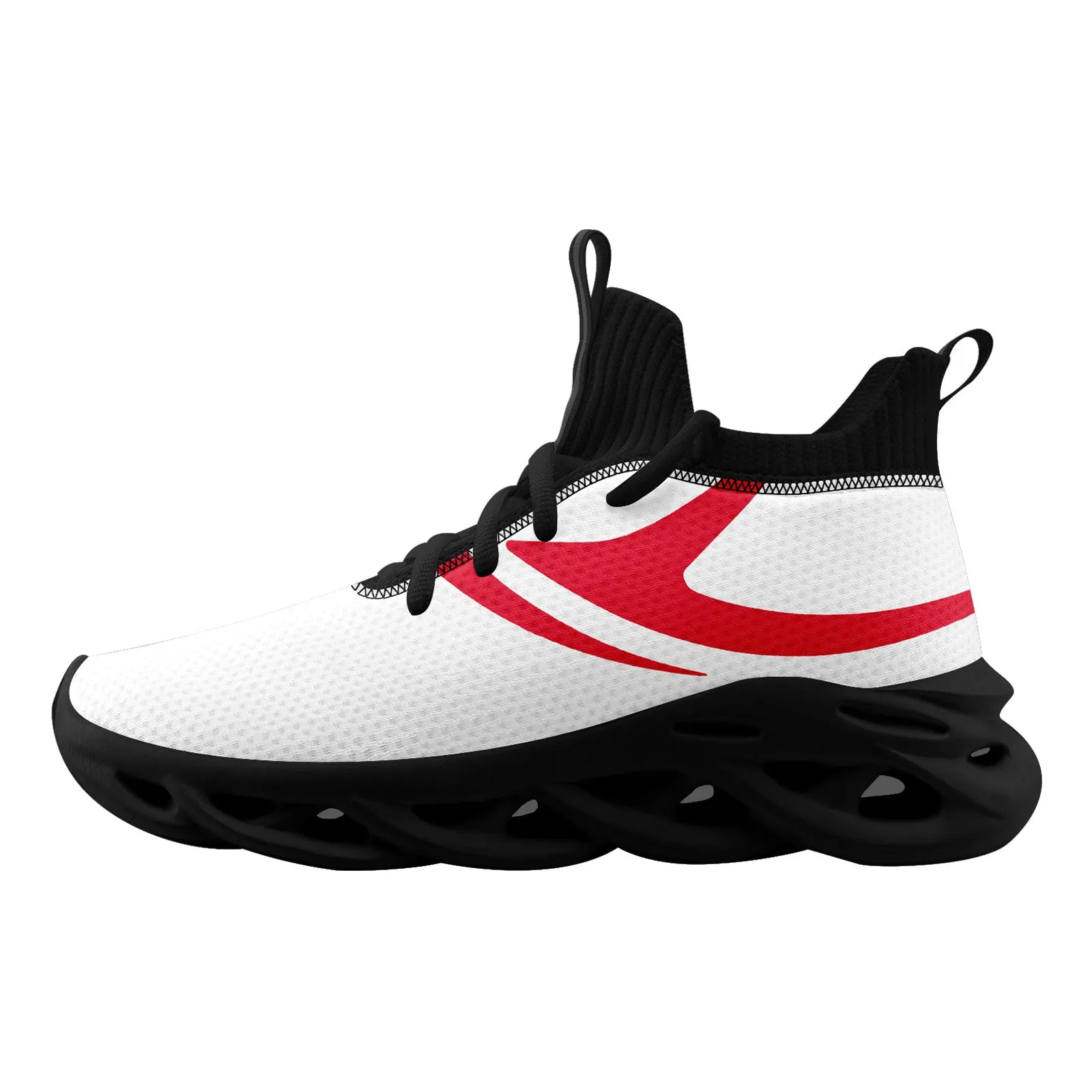 Custom White Red Kansas City Football Jersey and Sports Shoes Combo Offer Personalized Combo ZH-D025008-18