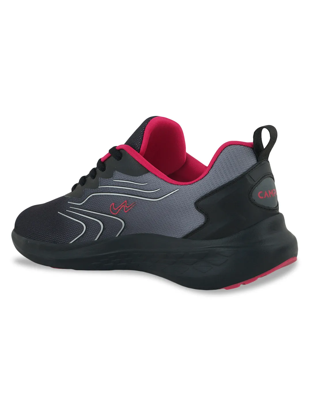 DAZZLER Black Women's Sports Shoes