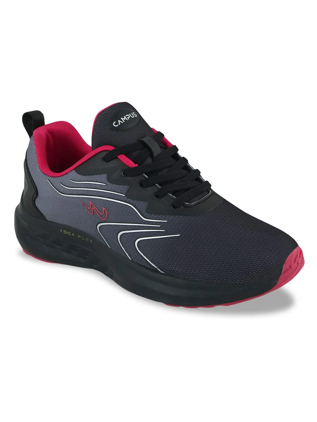 DAZZLER Black Women's Sports Shoes