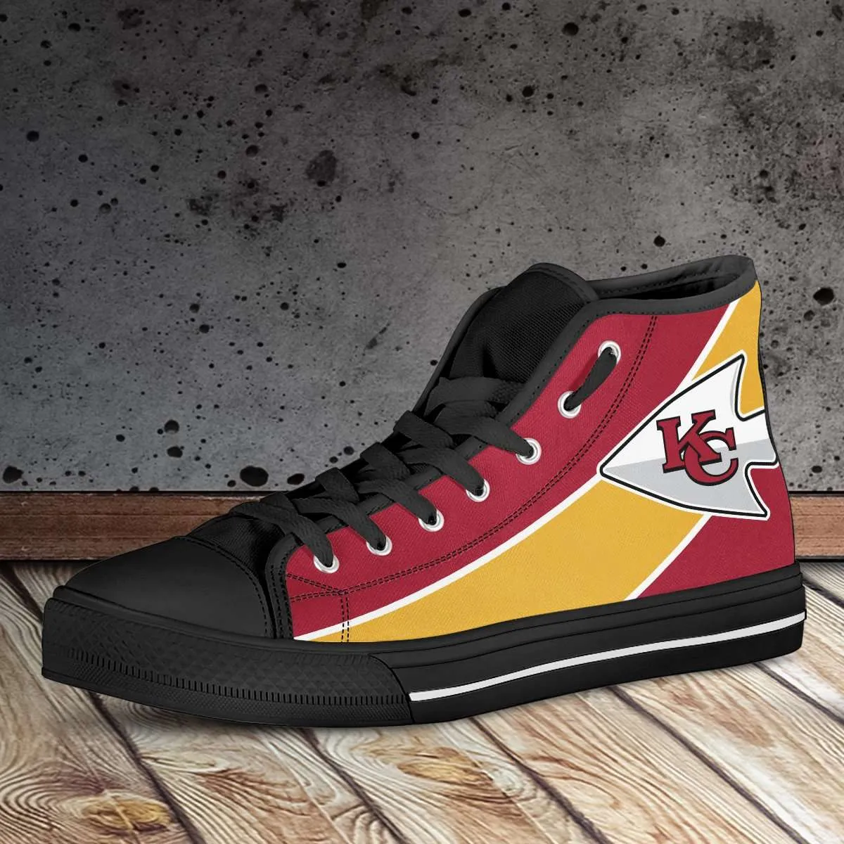 Fan Art Kansas City Canvas High Top Shoes