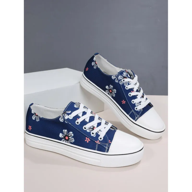 Flower Print Shoes