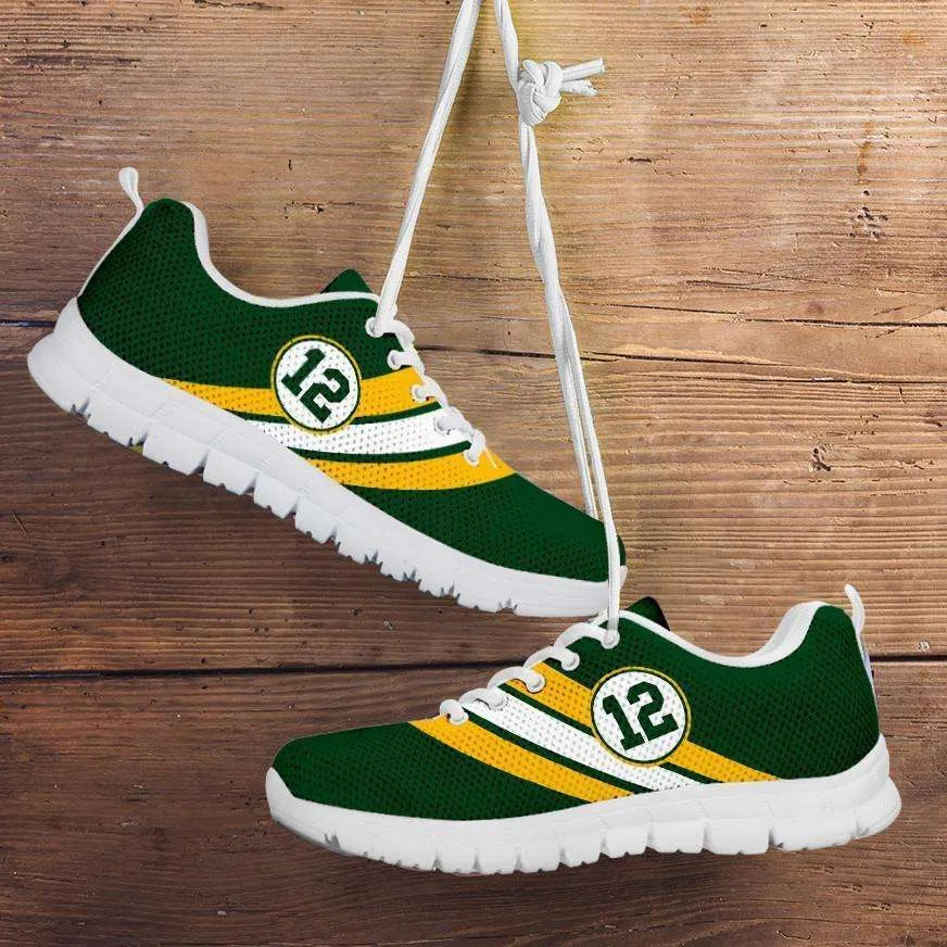 Football Fans #12 Green Bay Fan Running Shoes