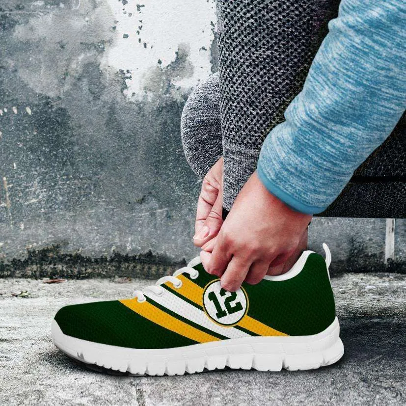 Football Fans #12 Green Bay Fan Running Shoes