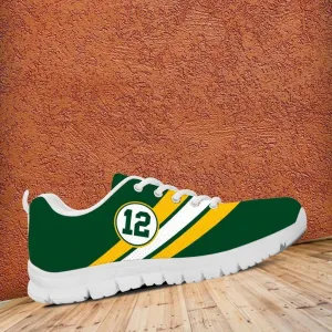 Football Fans #12 Green Bay Fan Running Shoes