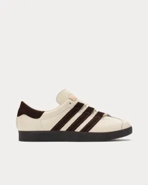 Gazelle Cream White / Black Low Top Sneakers
