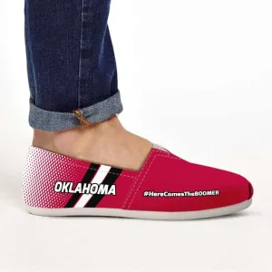 #HereComesTheBoomer Oklahoma Casual Canvas Slip on Shoes Women's Flats