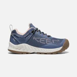 Keen- Women's Nxis Evo Vintage Indigo/Peachy Hiking Shoes 1026684