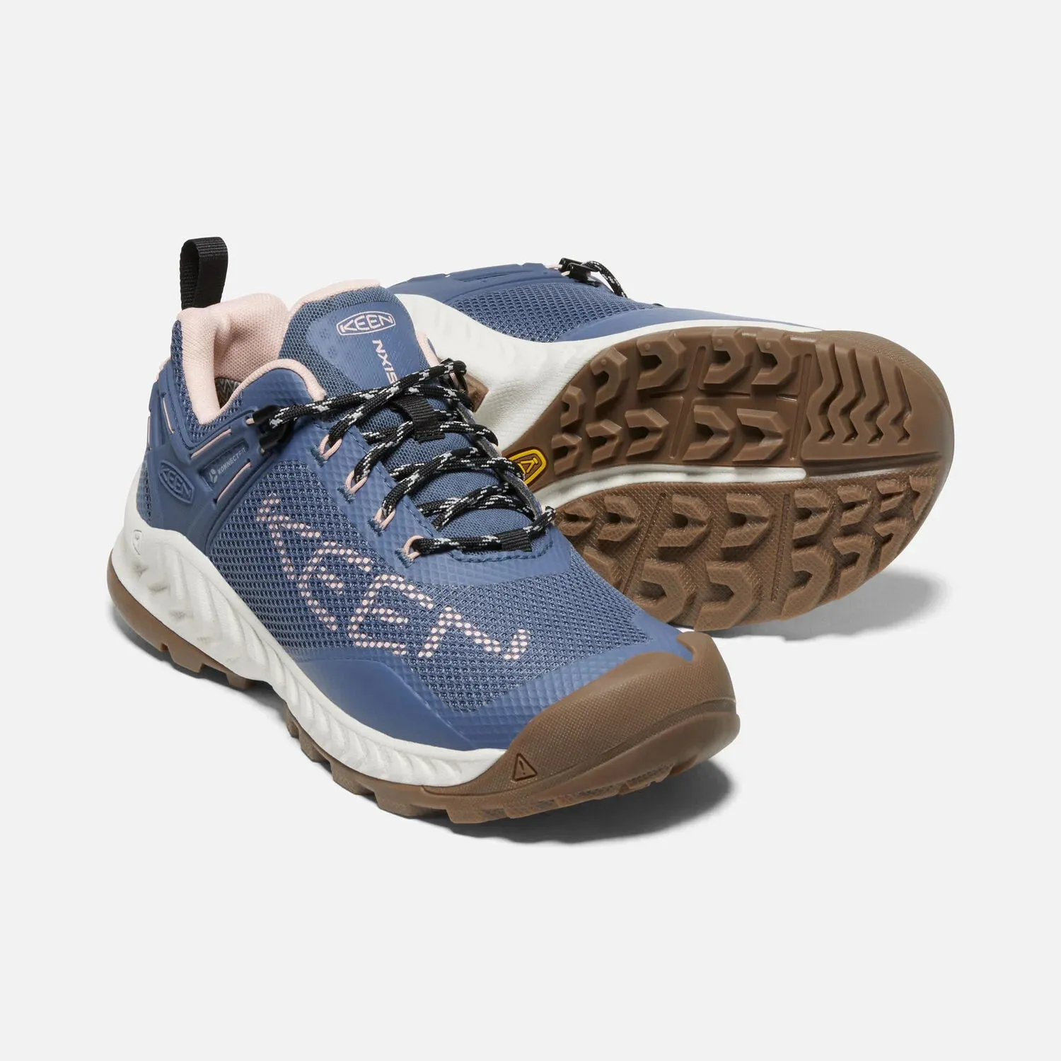 Keen- Women's Nxis Evo Vintage Indigo/Peachy Hiking Shoes 1026684
