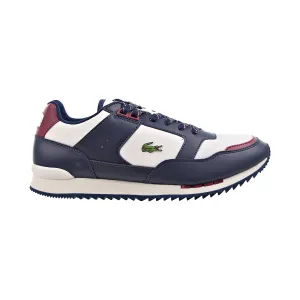 Lacoste Partner Piste 0121 3 SMA Synthetic Men's Shoes Off White-Navy