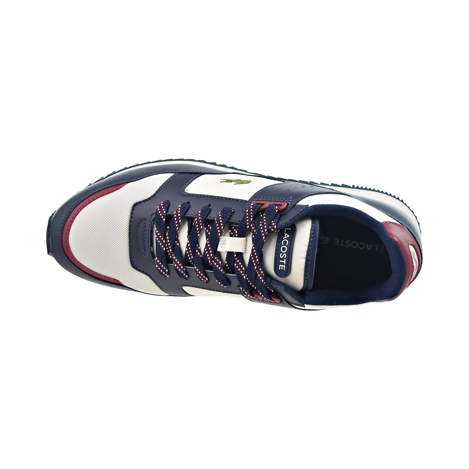 Lacoste Partner Piste 0121 3 SMA Synthetic Men's Shoes Off White-Navy