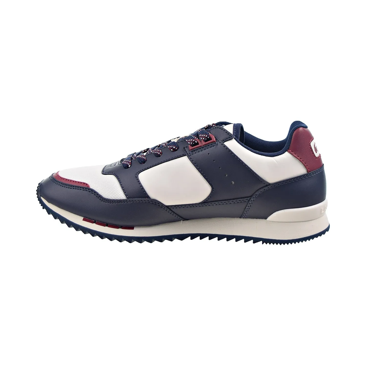 Lacoste Partner Piste 0121 3 SMA Synthetic Men's Shoes Off White-Navy