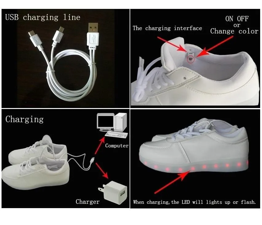 LED Light Up Low-Cut Shoes