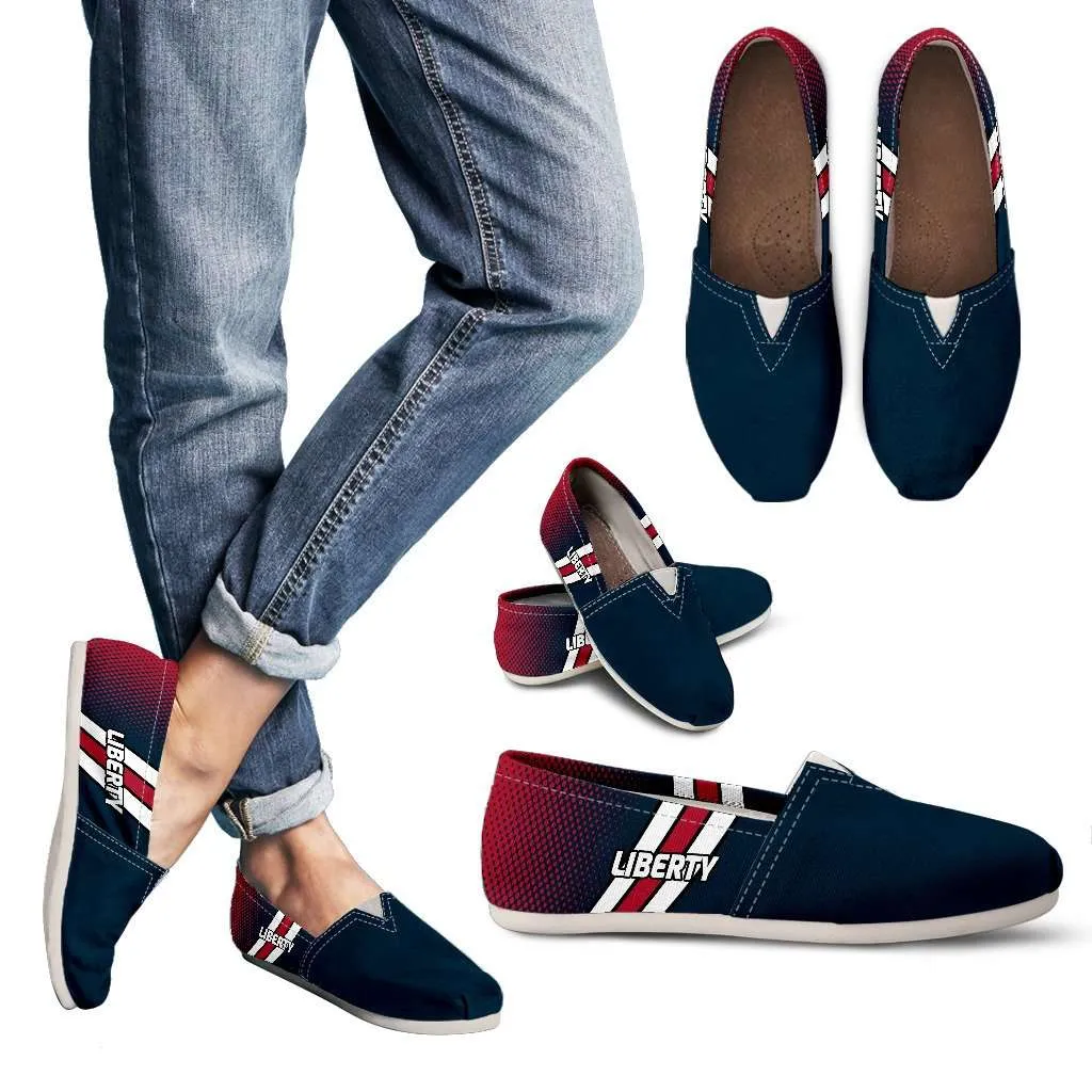 Liberty Fan Casual Canvas Slip on Shoes Women's Flats