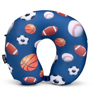 Microbead Travel Pillow Sports theme