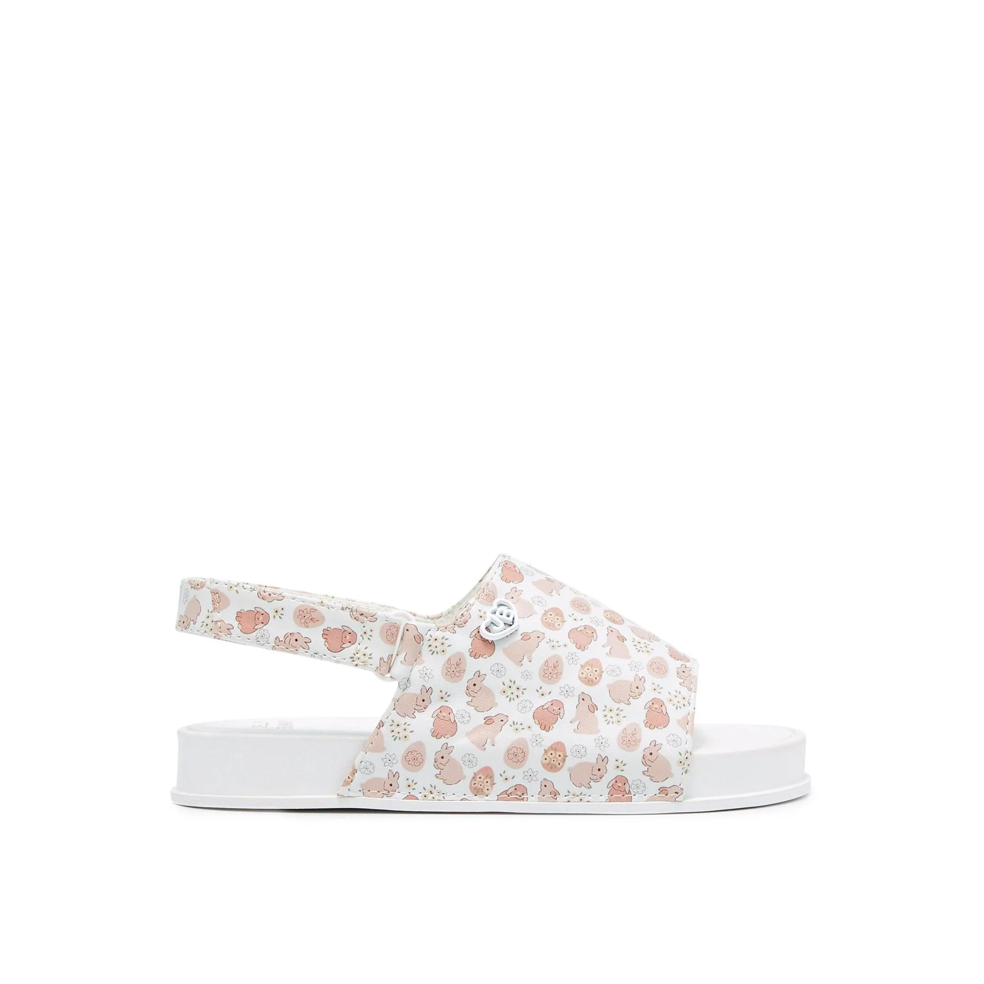 Mini Friendly Jareon Slingback Sandals White