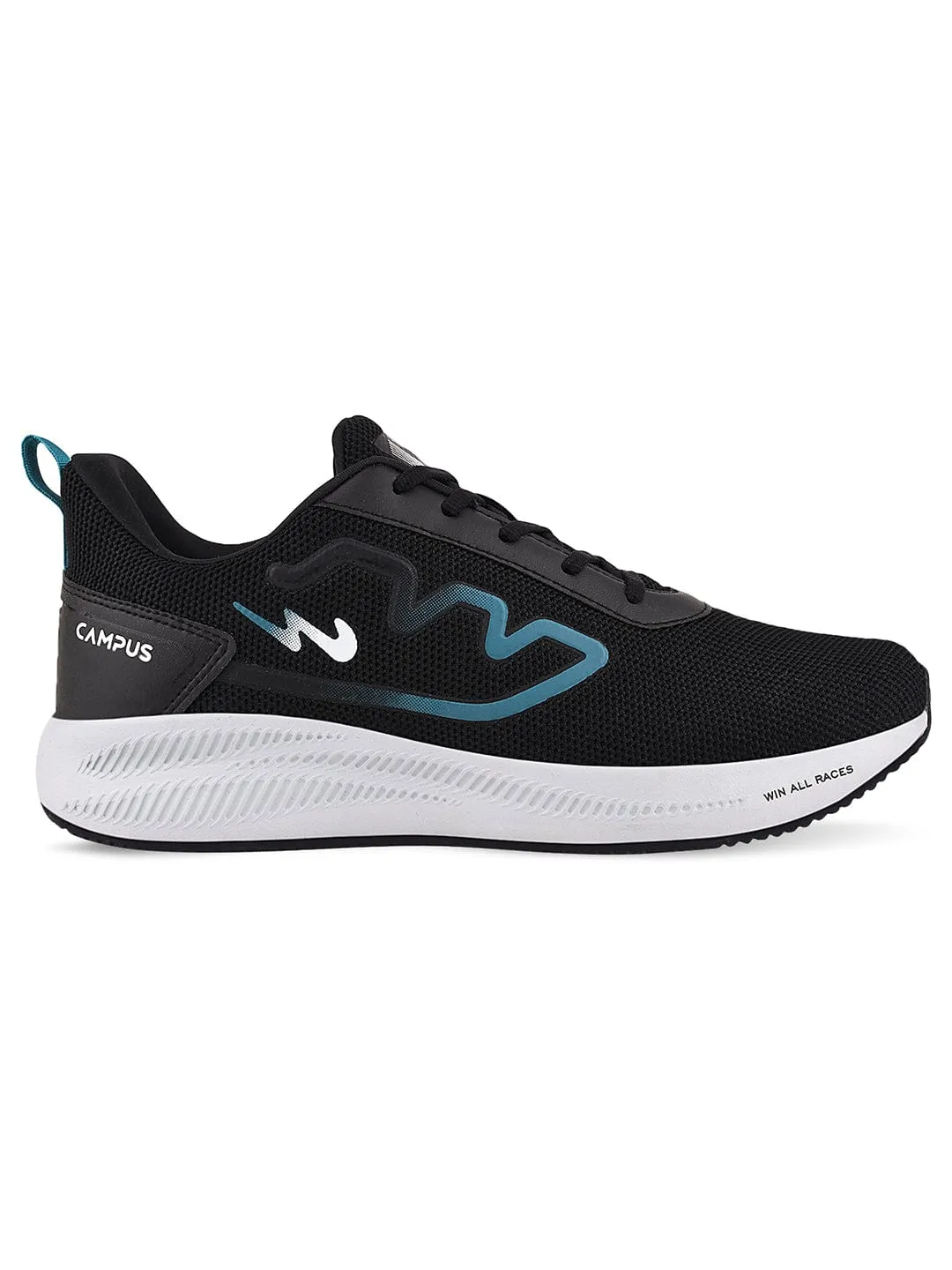 RAKE Black Men's Running Shoes